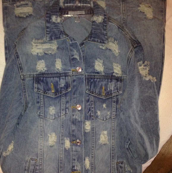 Long Denim Jacket - Picture 4 of 4